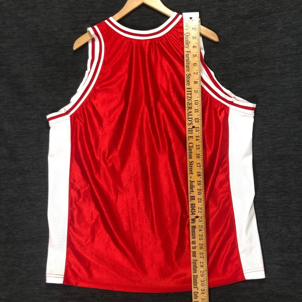 True Fan Georgia Bulldogs‎ Jersey NCAA Basketball Sleeveless Red Men's Size XL